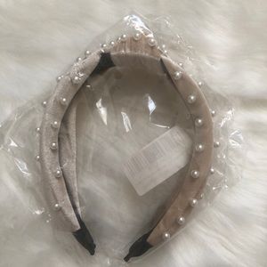 Pearl Velvet Headband